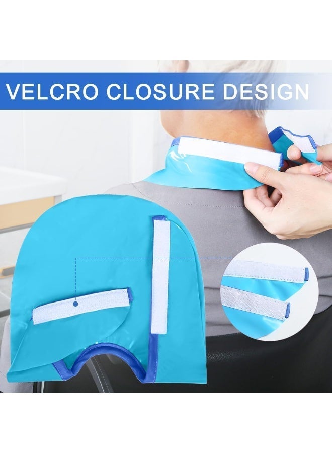 EHUSPU Tracheostomy Shower Cover Neck Stoma Protector for Tracheostomy,Waterproof Shower Shield Neck Stoma Guard (Blue and Rose Red-2pc) - Image 4